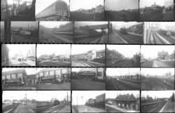 65 35mm negatives. Taken in 1958 locations include: Abergwynfi, Dowlais, Wolverton, Arncott, Oxford,