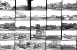 91 35mmm negatives. Taken in 1954 locations include: Brentford, Ilford, Clapham Junction and