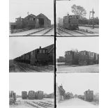 7 large format glass negatives. Taken in 1929 includes LNER: Wisbech & Upwell Tramway. Negative