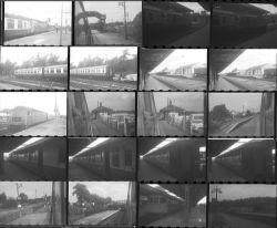 77 35mm negatives. Taken in 1976 locations include: Didcot, Oxford, Worcester, Birmingham, Andover