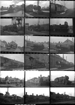 145 35mm negatives. Taken in 1945/46 locations include: Paisley, Corkerhill, Swindon, Bury St