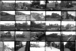 58 35mm negatives. Taken in 1958 locations include: Minsterley Branch, Portmadoc, Clee Hill,