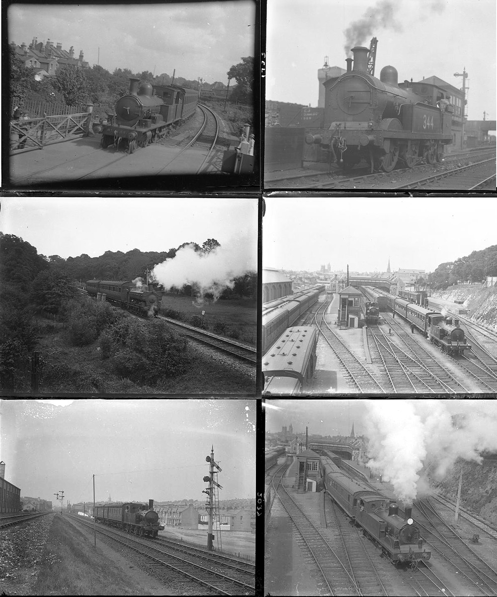 50 large format glass/non-glass negatives. Taken in 1924 includes LSWR, SECR and GWR at Nine Elms,