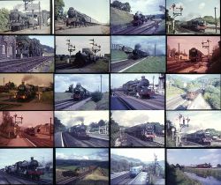 82 colour slides. Almost all BR steam, with a few green era diesel. Sold with copyright.