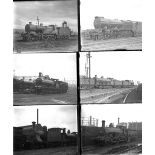 35 large format glass negatives. Taken in 1929 includes LMS: Crewe and Derby. Negative numbers