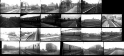 71 35mm negatives. Taken in 1956 locations include: W&LR, Bewdley, Monmouth, MSWJR, Seaton and