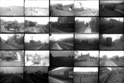 61 35mm negatives. Taken in 1959 locations include: Kettering, Eastwell, Much Wenlock, Coalport,