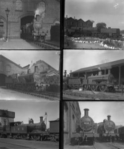 35 large format glass negatives. Taken in 1933/34 includes LMS, M&GN: Kettering, Wellingborough,