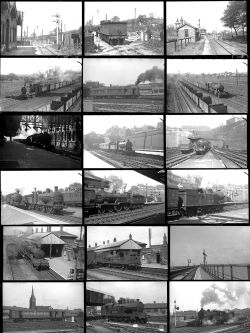 130 35mm negatives. Taken in 1946 locations include: Derby, Langley Mill, Barford, New Holland,