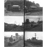 20 large format glass negatives. Taken in 1927 includes East Kent Rly, LBSCR, SECR: Mitcham,