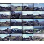 97 colour slides. Taken in mid 1960s locations on the Settle & Carlisle route with a few around