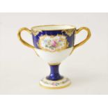 Cauldon England twin-handled trophy cup, early 20th century