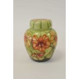 Moorcroft 'Nasturtium' ginger jar and cover