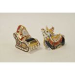 Royal Crown Derby imari paperweight giftset