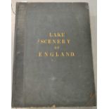 PYNE, JB, The English Lake District. Elephant folio, Manchester 1853. With litho title and 24 tinted