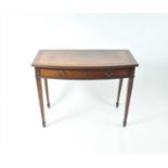 A small mahogany writing desk