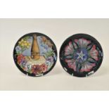 Two Moorcroft Year Plates - 1996 and 1997