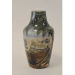 Cobridge Pottery 'Cauldon Lock' vase