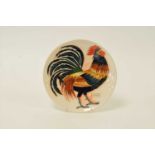 Moorcroft 1988 'Cockerel' plate