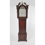 A 19th century mahogany longcase clock