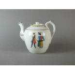 Ukrainian porcelain teapot designed by Sonia Delauney