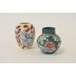 Two Moorcroft vases