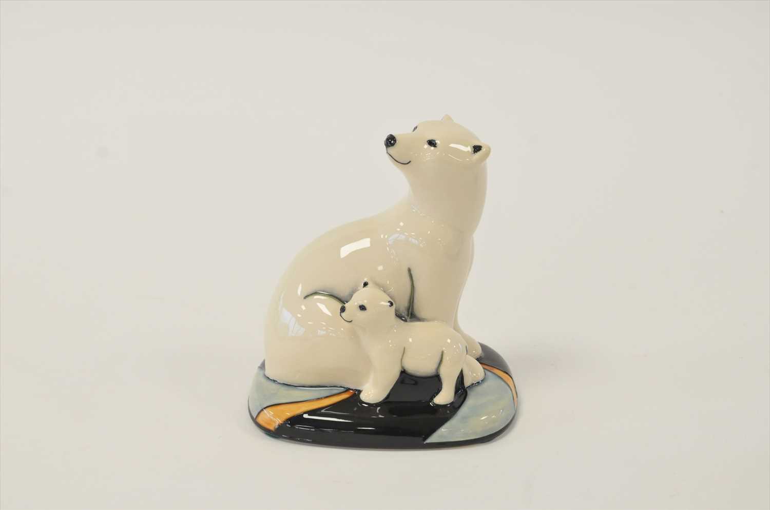 Moorcroft 'Polar Bear' group