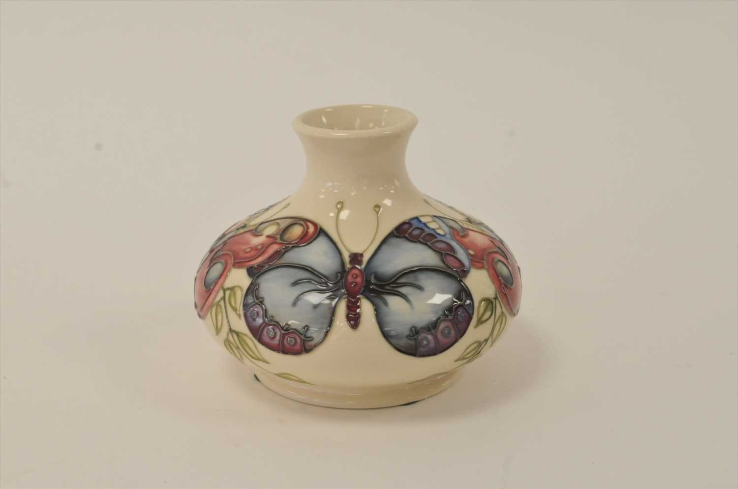 Moorcroft 'Butterfly' vase