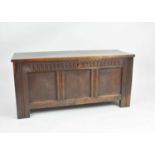An 18th century and later country oak coffer