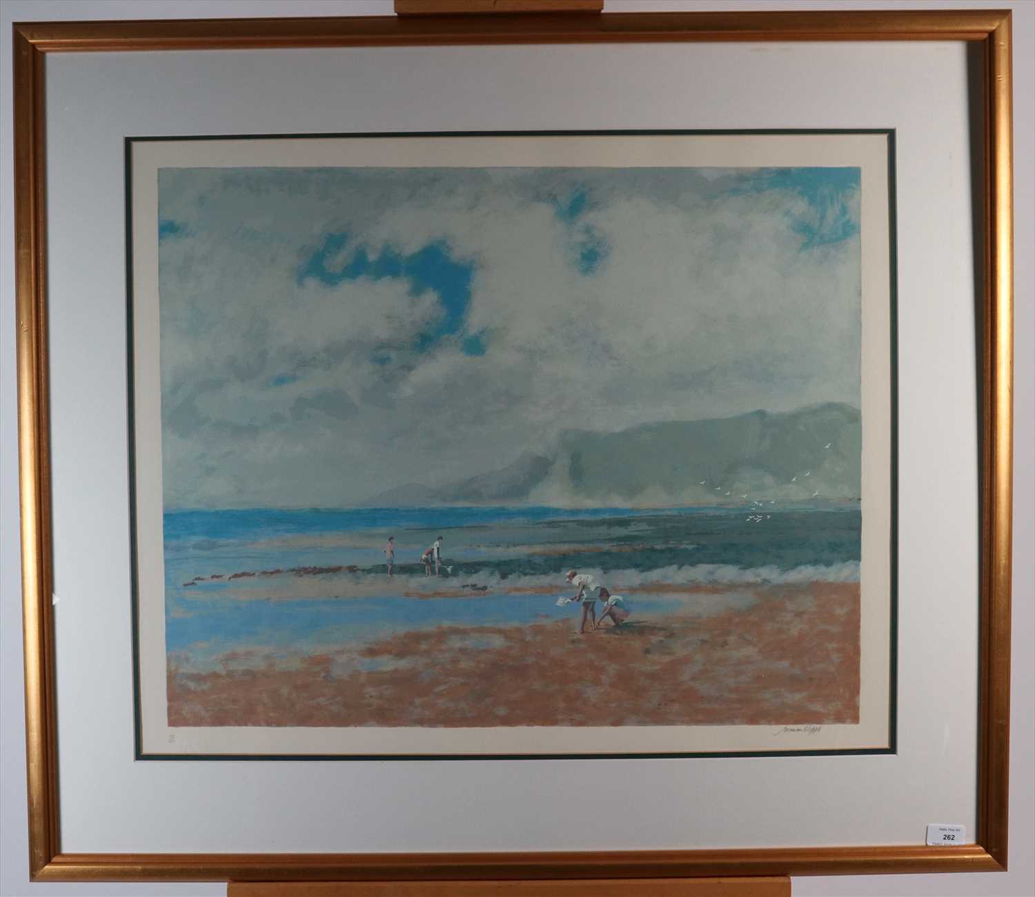 § † Norman Hepple RA RP (British 20th Century, 1908-1994), Beach Scene