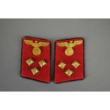 A matched set of German Third Reich collar tabs