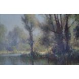 § † James Longueville PS PBSA (British 20th-21st Century) Coots on the Nene