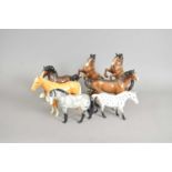 Collection of Beswick horses