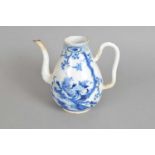 A Chinese blue and white coffee pot