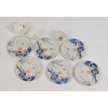 A set of six Japanese side plates etc