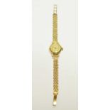 A Ladies J.W. Benson wristwatch on Bracelet in 9ct Gold