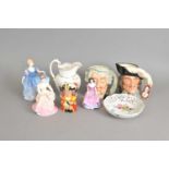 A collection of ceramics including Royal Doulton