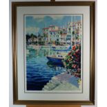 † Hazel Soan (British Contemporary), Two Marina Prints