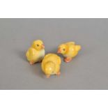 Rare set of Beswick chicks