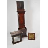 An oak cased longcase clock (for restoration)