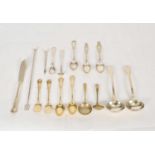 A small collection of flatware