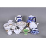 A mixed collection of Coalport