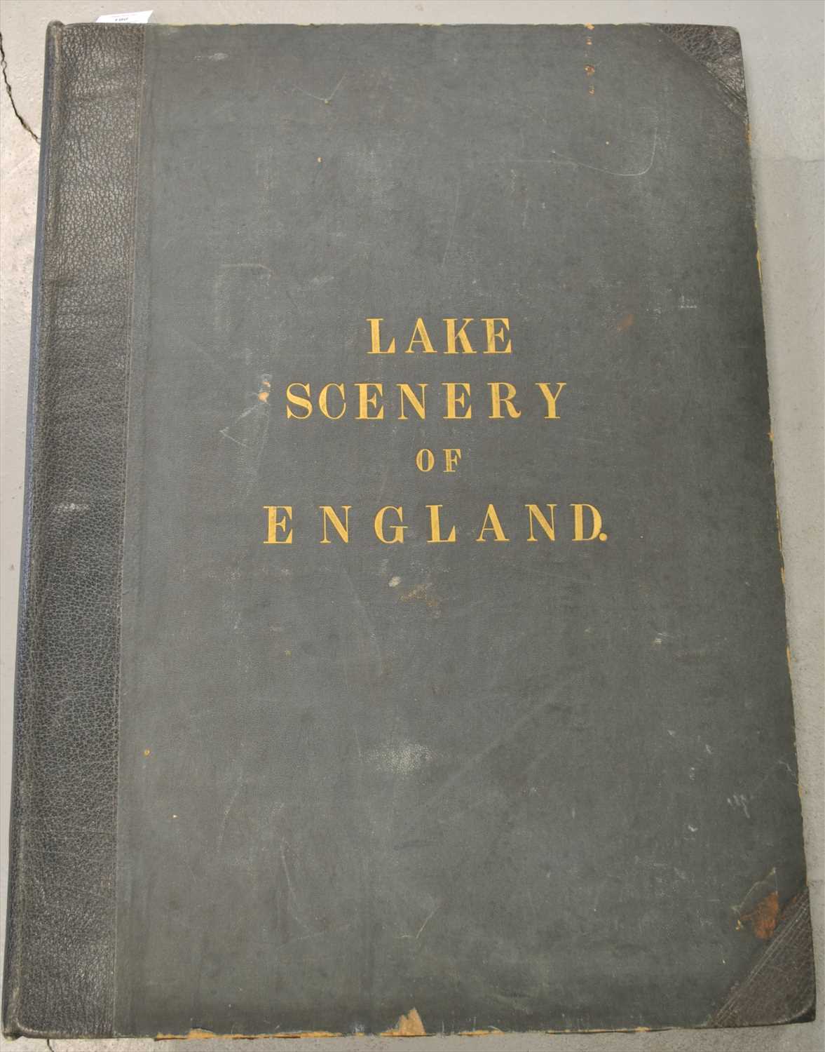 PYNE, J B, The English Lake District. Elephant folio, Manchester 1853. With litho title and 24