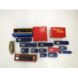 A collection of boxed Hornby Dublo and other OO guage effects