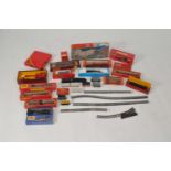 A collection of Hornby, Hornby Dublo and other boxed model railway effects to icnlude Hornby Dublo