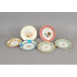 A collection of Coalport plates, mid-late 19th century