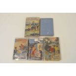 BLYTON, Enid, Five Go Adventuring Again, 1st edition, 1943, dust wrapper with loss; The Island of