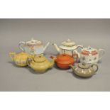 A collection of early 19th century English teapots