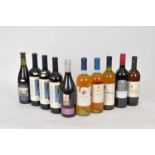 Ten assorted bottles of Itallian white wine