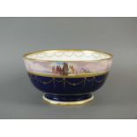 Minton footed bowl